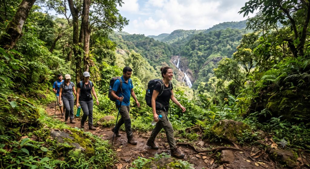 Trekking in Goa — Dudhsagar Waterfall Trail