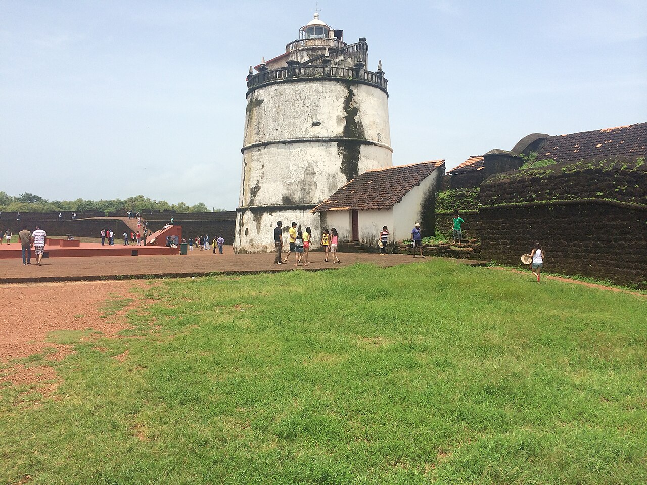 Fort Aguada in North Goa, a seventeenth-century Portuguese fort